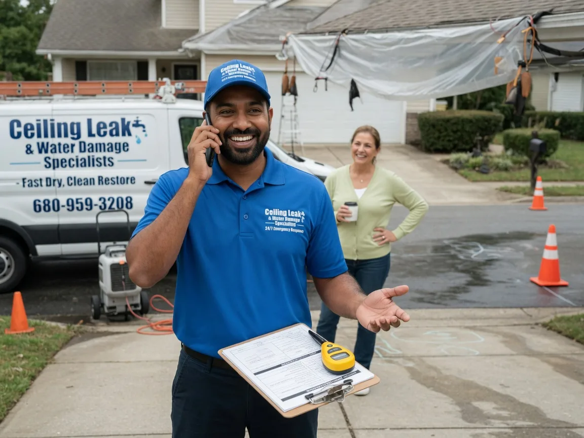 Ceiling Leak Cleanup Amherst, SD FAQs